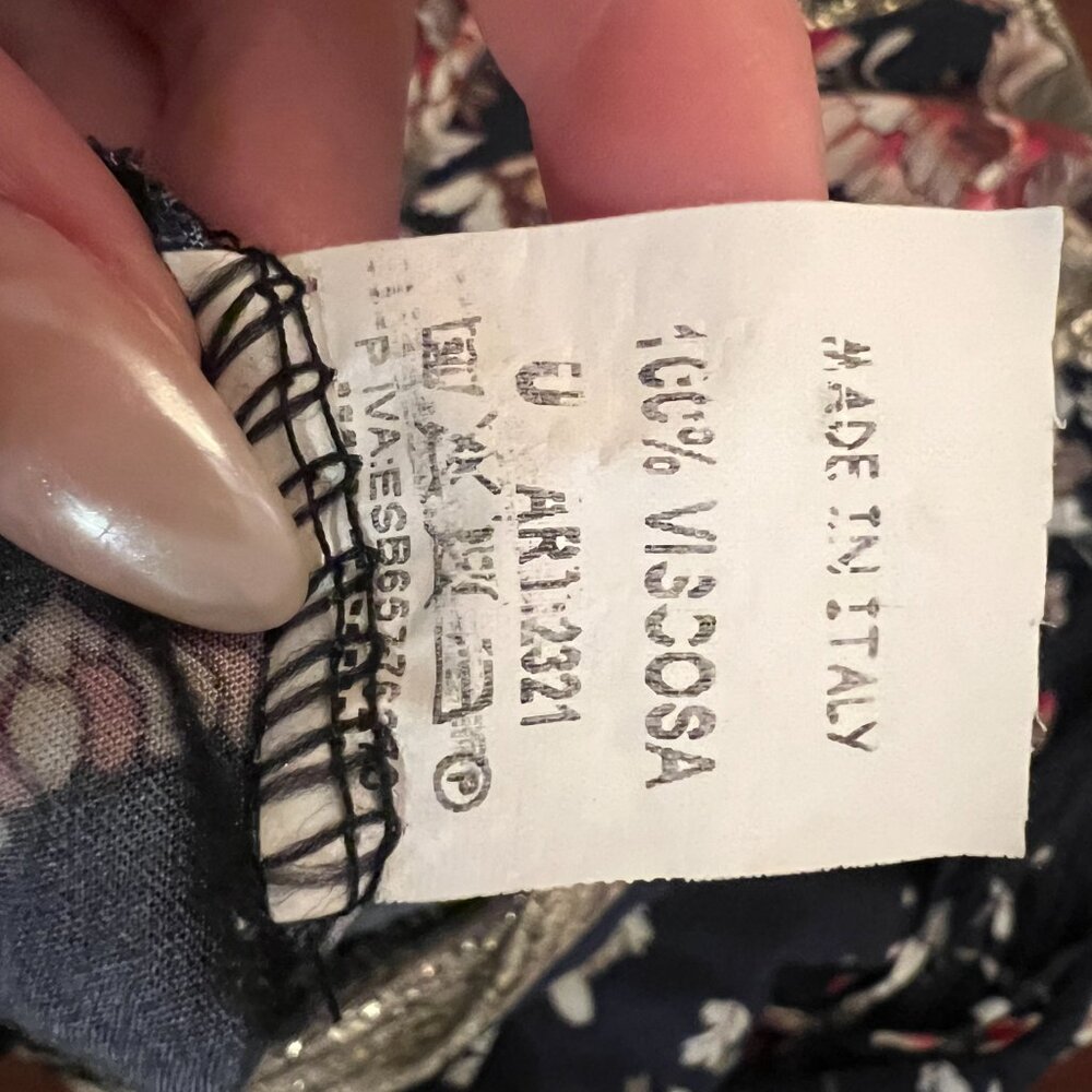 🚨CLEARANCE!!!! ⭐️HOST PICK⭐️ Untagged Floral/Gold Bomber-Style Sweater/Jacket - Picture 5 of 5